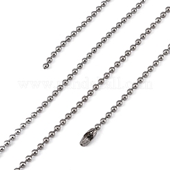 Tarnish Resistant 304 Stainless Steel Ball Chain Necklaces&nbsp;LS-CHS-O005-B-1.5mm