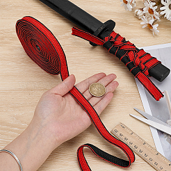 Coarse Synthetic Fiber Filament Ribbons&nbsp;DIY-WH0816-080A