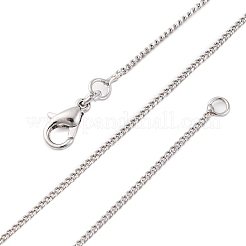 Brass Curb Chains Necklaces for Women&nbsp;NJEW-D302-73P