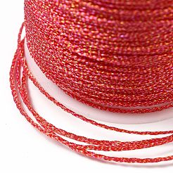 12ロール 12色 6本撚りポリエステルメタリック刺繍糸  ジュエリー作りのための  ミックスカラー  0.5mm  約18~20m /ロール  1ロール/色&nbsp;OCOR-L046-01A