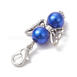 12Pcs 12 Colors Angel Acylic Imitation Pearl Pendant Decoration&nbsp;HJEW-JM02618