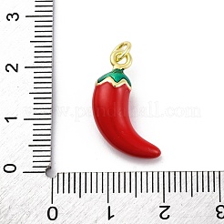 Brass Enamel Pendants&nbsp;KK-U066-02A-G