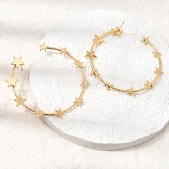 Brass Stud Earrings for Women&nbsp;KK-CBA3EDE-11G