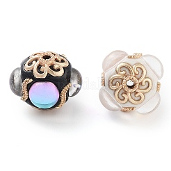 Alloy with Resin Handmade Indonesia Beads&nbsp;FIND-Q106-48
