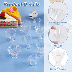 Plastic Mini Cups Set&nbsp;DIY-WH0215-96
