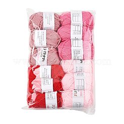 12 Skeins 4 Colors 4-Ply 59.7%Polyester & 40.3%Acrylic Fiber Yarn for Tufting Gun Rugs&nbsp;OCOR-FS0001-07A