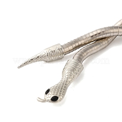 Adjustable Iron Snake Wrap Bangles&nbsp;BJEW-U004-03A-P