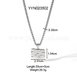Retro 304 Stainless Steel Pendant Hip-hop Necklaces&nbsp;OC7318-5