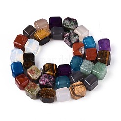 Natural & Synthetic Mixed Stone Beads Strands&nbsp;G-T142-77