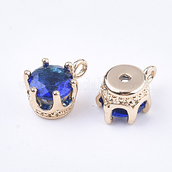 Transparent Glass Charms&nbsp;GLAA-T007-17A