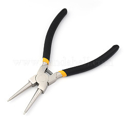 45＃スチールフラットノーズプライヤー  ステンレス鋼色  152x85x10mm&nbsp;TOOL-WH0129-19