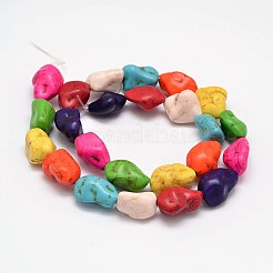 Nuggets Synthetic Turquoise Bead Strands&nbsp;G-M150-28