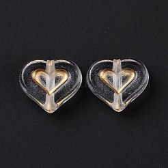 Transparent Plating Acrylic Beads&nbsp;OACR-C013-19