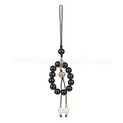 Mixed Gemstone Beaded Mobile Straps&nbsp;HJEW-JM01105
