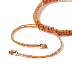8Pcs 8 Style Natural Mixed Gemstone Donut/Pi Disc Braided Bead Bracelets Set&nbsp;BJEW-JB08967