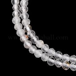Natural Quartz Crystal Beads Strands&nbsp;G-L629-B07-2mm
