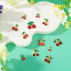 12Pcs 12 Styles 304 Stainless Steel Enamel Charms&nbsp;STAS-TA0003-33
