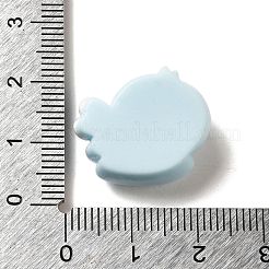 不透明樹脂デコデンカボション  翼のある動物  ライトブルー  ひよこ  18x21x8.5mm&nbsp;CRES-L042-B03