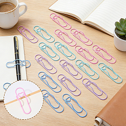 20Pcs 4 Colors Iron Pen Clips&nbsp;OFST-SZ0001-07