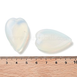 合成オパールペンダント  ラブハートチャーム  38.5~39.5x25~25.5x9mm  穴：1.8mm&nbsp;G-D087-02H