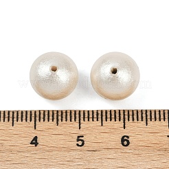 Compressed Cotton Pearl Beads&nbsp;WOVE-V001-A02-10mm