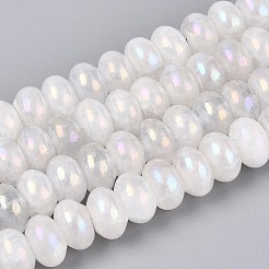 Electroplate Natural Quartz Crystal Beads Strands&nbsp;G-T144-37