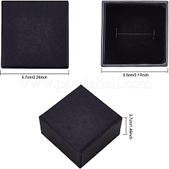 Kraft Paper Cardboard Jewelry Boxes&nbsp;LS-CBOX-BC0001-13B
