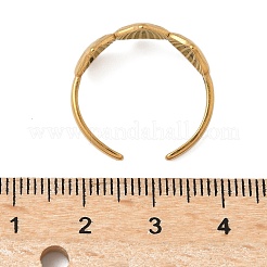 304 Stainless Steel Cuff Rings&nbsp;RJEW-P150-15G