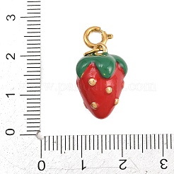 304 Stainless Steel Enamel Pendant Decorations&nbsp;STAS-B138-02G