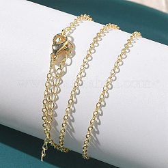 Brass Cable Chain Necklaces&nbsp;NJEW-G183-03G-03