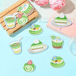 10Pcs 5 Styles Computerized Embroidery Cloth Iron On/Sew On Patches&nbsp;DIY-CJ0003-18