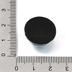 クリア樹脂カボション  フラットラウンド型で破裂模様  ティール  19x19x10mm&nbsp;RE-CBAAAC5-01A