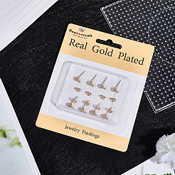 100Pcs 304 Stainless Steel Ball Post Stud Earring Findings&nbsp;STAS-BBC0008-46