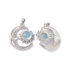 Natural Aquamarine Pendants&nbsp;KK-A173-04P-04
