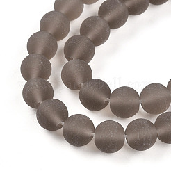 Transparent Glass Beads Strands&nbsp;GLAA-T032-T8mm-MD02