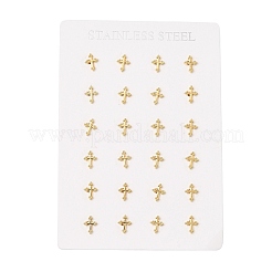 304 Stainless Steel Stud Earrings for Women&nbsp;SA-CBA7062-24G