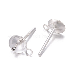 925 Sterling Silver Stud Earring Findings&nbsp;STER-T002-193S