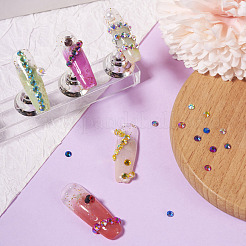 48G 12 Colors Glass Hotfix Rhinestone&nbsp;DIY-TA0004-53