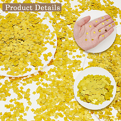 50G PET Plastic Confetti&nbsp;DIY-SC0031-96B