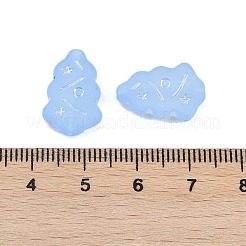 Frosted Transparent Acrylic Beads&nbsp;X1-OACR-P029-04B-04