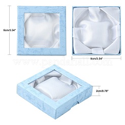 厚紙のブレスレットボックス  ブレスレット＆バングル  正方形  ミックスカラー  9x9x2cm&nbsp;CBOX-D004-1