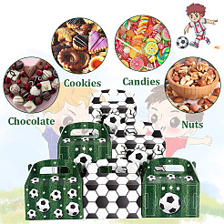 12Pcs 4 Styles Rectangle Football Print Paper Storage Candy Boxes&nbsp;CON-WH0095-58