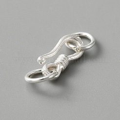925 Sterling Silver S-Hook Clasps&nbsp;FIND-WH0114-71A