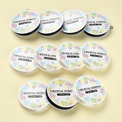 ラウンド弾性クリスタルスレッド  伸縮性のあるストリングビーズコード  ビーズジュエリー作り  透明  0.4mm  約21.87ヤード（20m）/ロール&nbsp;EW-YW0001-16A-01