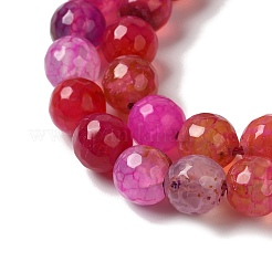 Dyed & Heated Natural Dragon Veins Agate Beads Strands&nbsp;G-P539-A01-22