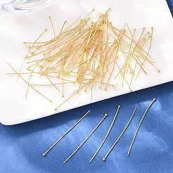 Shegrace 20g 真鍮製ボールヘッドピン  カドミウムフリー＆ニッケルフリー＆鉛フリー  18KGP本金メッキ  52x2x0.7mm  21ゲージ&nbsp;XGRPCP965-274G