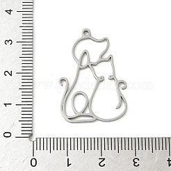 304 Stainless Steel Pendants&nbsp;STAS-F326-19P