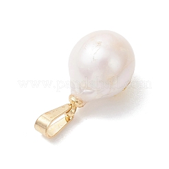 Natural Baroque Pearl Keshi Pearl Pendants&nbsp;PALLOY-JF04964