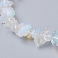 オパールストレッチブレスレット  ナゲット  2-1/8インチ（5.5cm）&nbsp;X-BJEW-JB03681-08