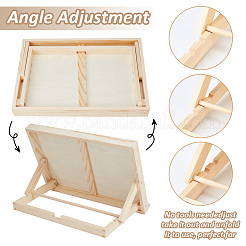 長方形の木製イーゼル  塗装用  美術工芸  バリーウッド  230x105~212x185~228mm&nbsp;AJEW-WH0596-686